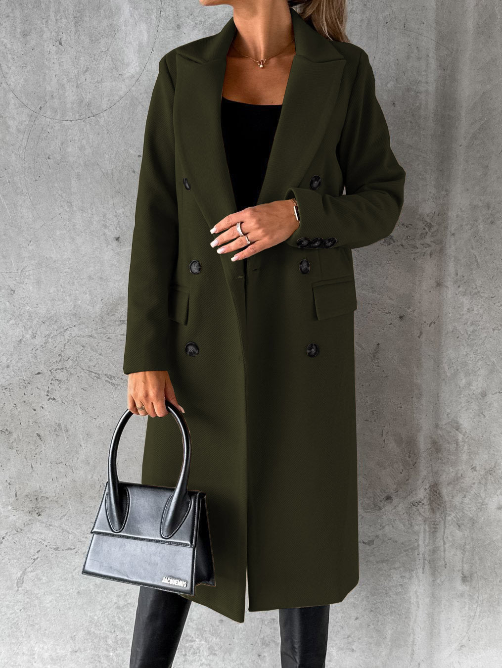 Elegant and Comfortable Long Coat for Women - Jesse
