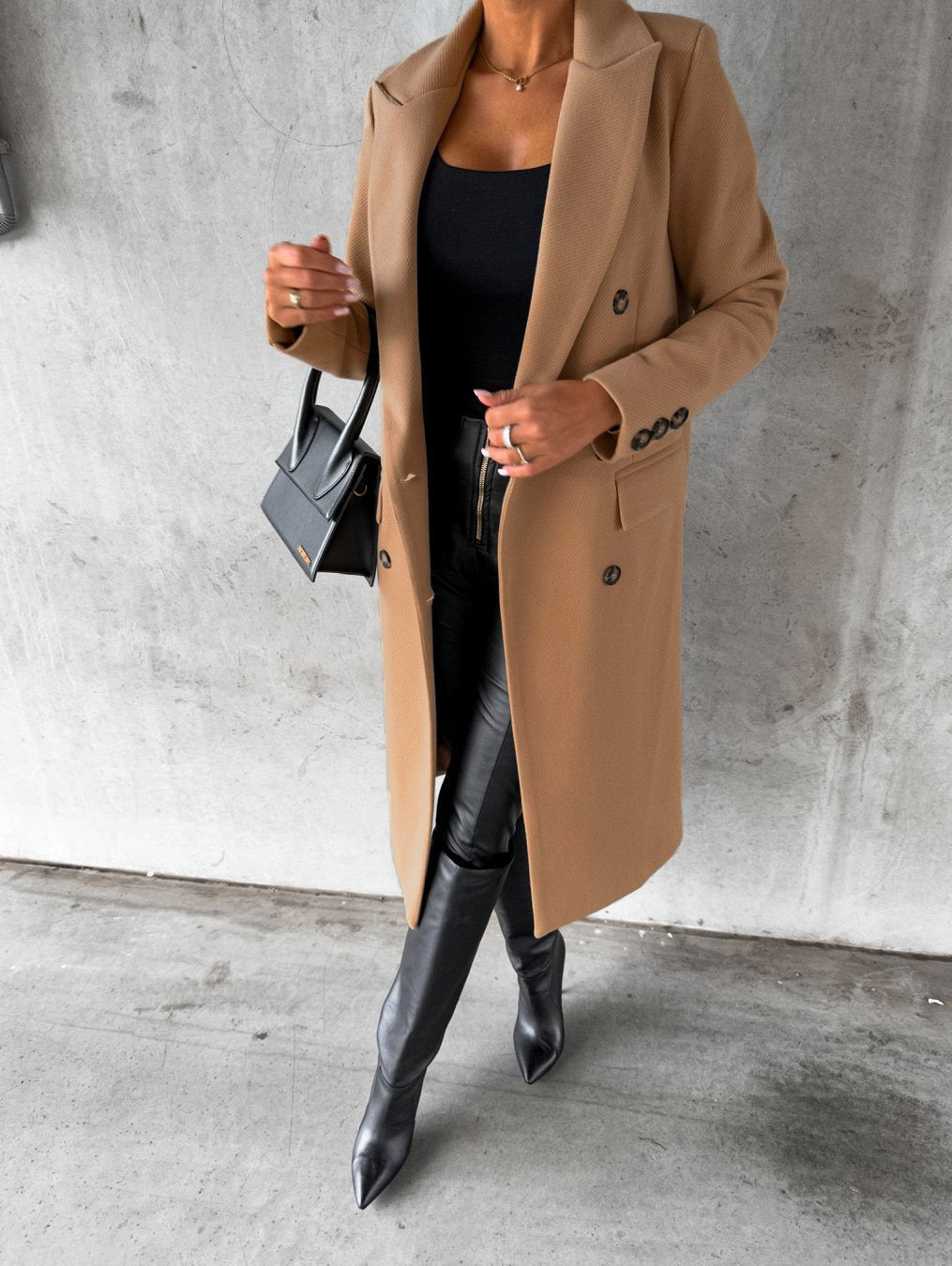 Elegant and Comfortable Long Coat for Women - Jesse