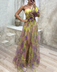 Elegant maxi dress with split - Florida
