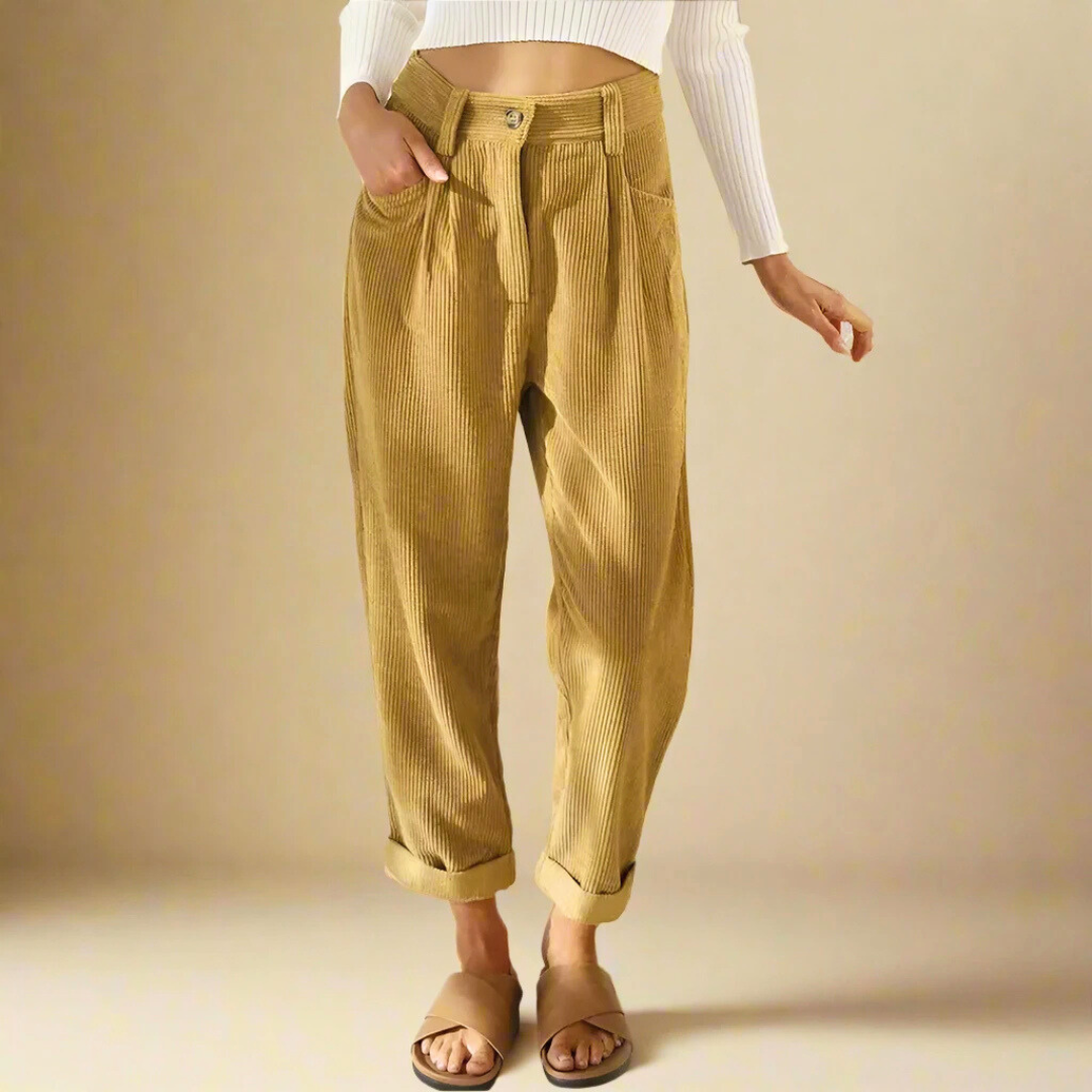 Elena - Cord Trousers