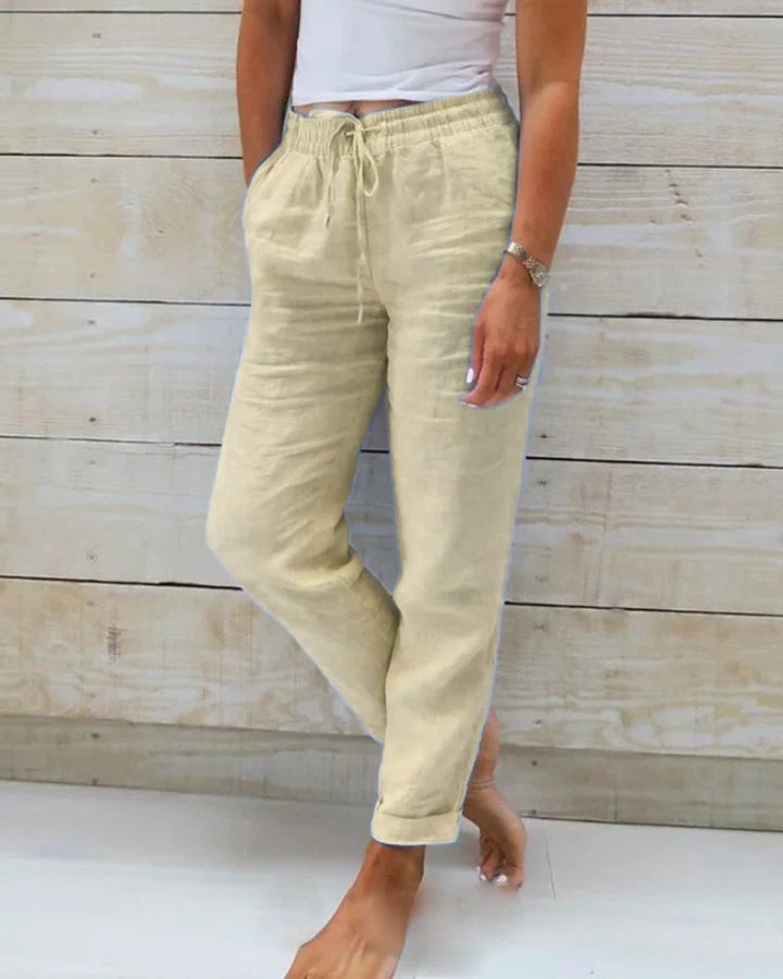 Eleonor - Stretch Trousers made from Mixed Cotton