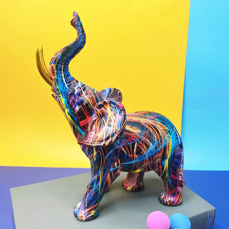 Elepantik - Abstract Elephant Figurine