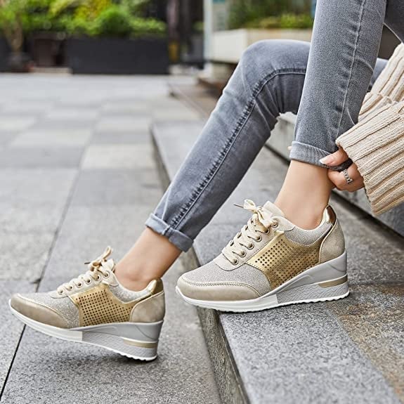 Elevated Sneaker Wedge Platform Sole for Women - Esmer
