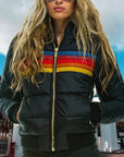 Elfriede – Rainbow Stripe Zip-Up Jacket