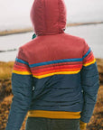 Elfriede – Rainbow Stripe Zip-Up Jacket