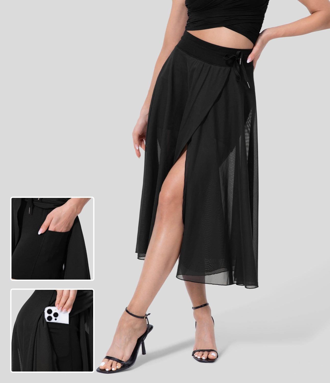 Eliara - High-Waisted 2-in-1 Skirt