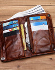 EliteHide - Handmade Leather Wallet with Multiple Card Slots