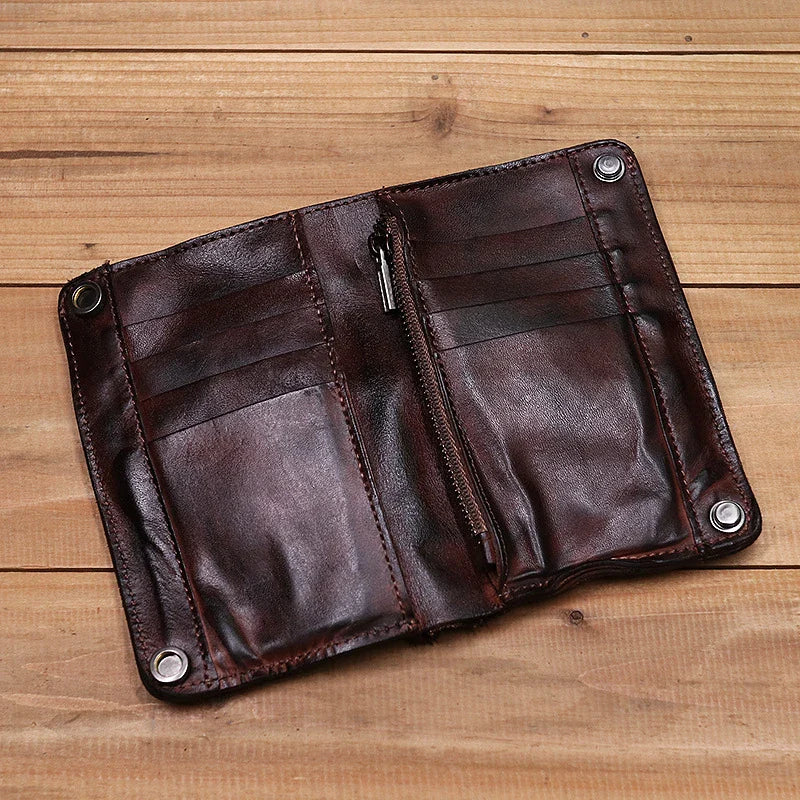 EliteHide - Handmade Leather Wallet with Multiple Card Slots