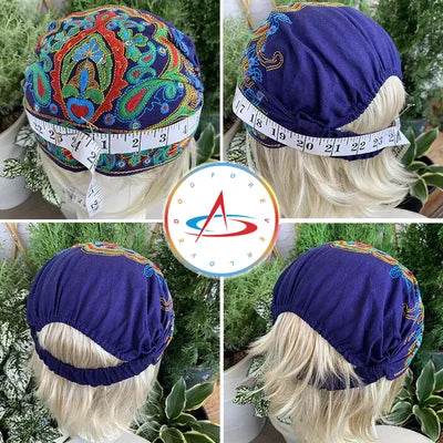 Embroidered Bandana Caps