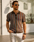 Erwin - Retro 70s Vintage Striped Shirt