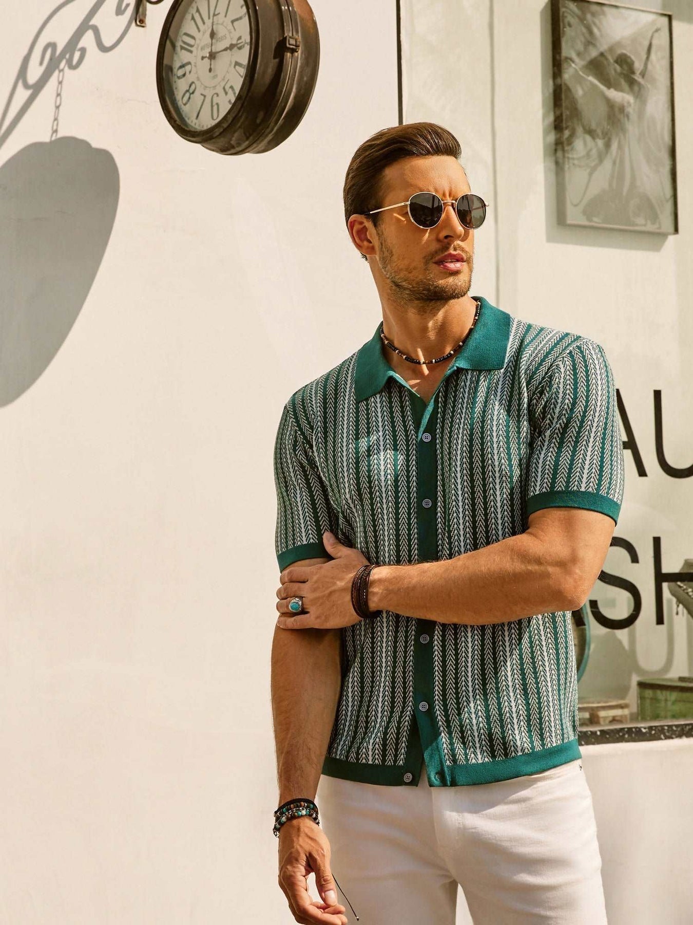 Erwin - Retro 70s Vintage Striped Shirt