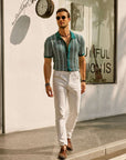 Erwin - Retro 70s Vintage Striped Shirt