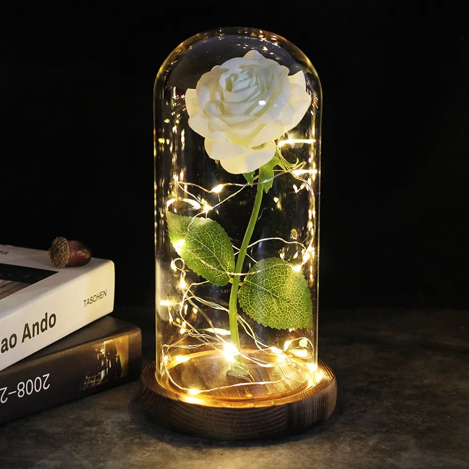 Eternal Rose with Light | A Timeless Gift of Warmth and Love