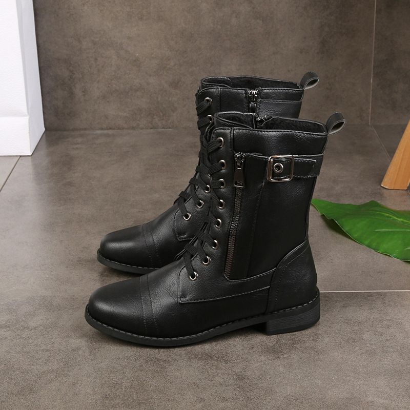Eugenie – Orthopaedic Side Zip Leather Boots