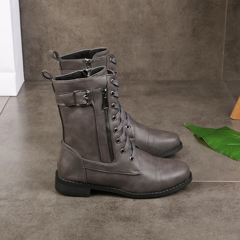 Eugenie – Orthopaedic Side Zip Leather Boots