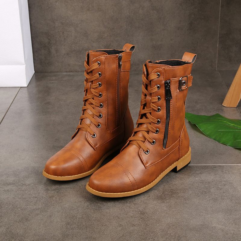 Eugenie – Orthopaedic Side Zip Leather Boots