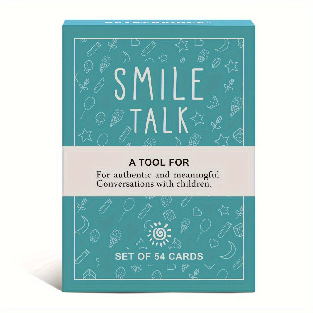 Family Conversations - Smile Talk Card Game for Parents and Children