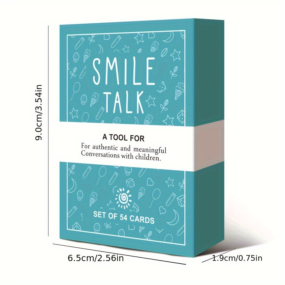 Family Conversations - Smile Talk Card Game for Parents and Children