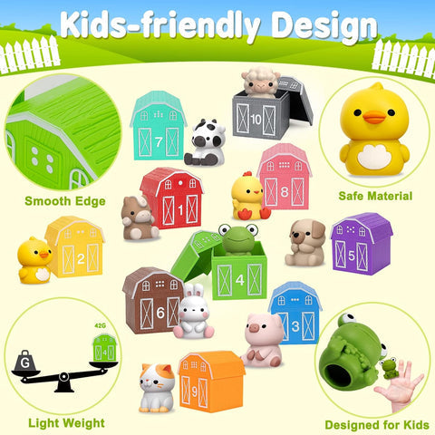 Farm Animals - Promotes Learning and Creative Play