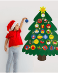 Felt Christmas Tree Puzzle | The Perfect Holiday Activity!
