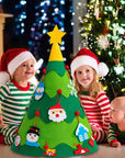 Felt Christmas tree - Encourages creativity and festive fun