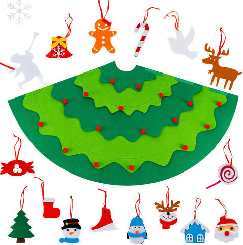 Felt Christmas tree - Encourages creativity and festive fun