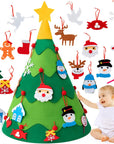 Felt Christmas tree - Encourages creativity and festive fun