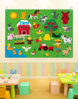 FeltFarm - Interactive Felt Play Board for Children
