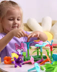Flower Garden Construction Set (46 pieces) | Stimulate Creativity & Love of Nature