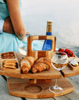 Foldable Wooden Portable Wine Table
