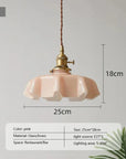 French Brass Pendant Lamp - BrassChic