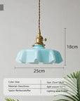 French Brass Pendant Lamp - BrassChic
