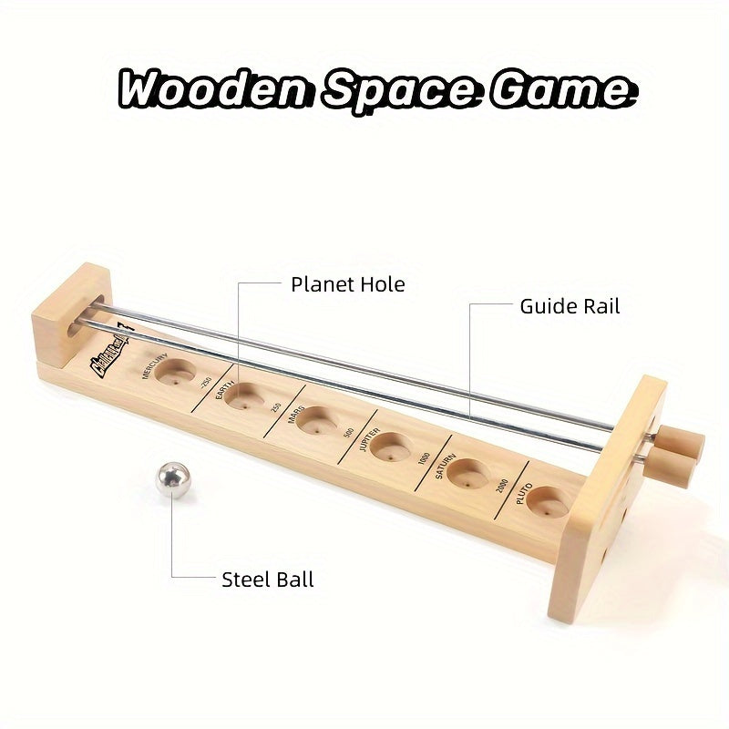 FunPlanet - Wooden Stickball Game for Children in Space Theme