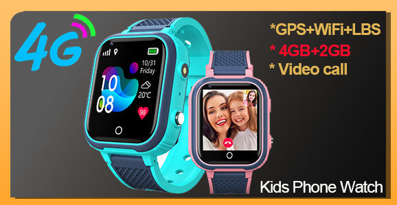 GPS Children's Watch with GPS - WiFi and Video Call Function