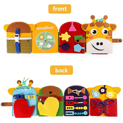 Giraffe Activity Book - Promotes the Senses and Skills