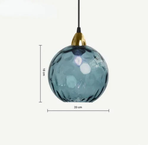 Glass Globe Pendant Lamp - LumiSphere