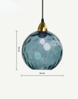 Glass Globe Pendant Lamp - LumiSphere