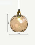 Glass Globe Pendant Lamp - LumiSphere