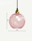 Glass Globe Pendant Lamp - LumiSphere