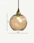 Glass Globe Pendant Lamp - LumiSphere
