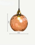 Glass Globe Pendant Lamp - LumiSphere