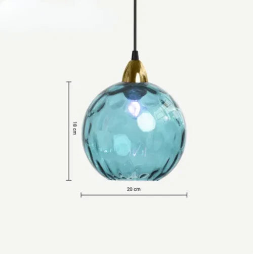Glass Globe Pendant Lamp - LumiSphere