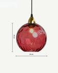 Glass Globe Pendant Lamp - LumiSphere