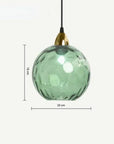 Glass Globe Pendant Lamp - LumiSphere