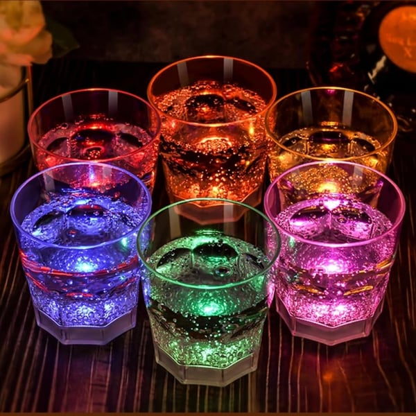 GlowVino – LED Light-Up Wine and Champagne Glasses