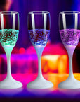 GlowVino – LED Light-Up Wine and Champagne Glasses