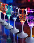 GlowVino – LED Light-Up Wine and Champagne Glasses