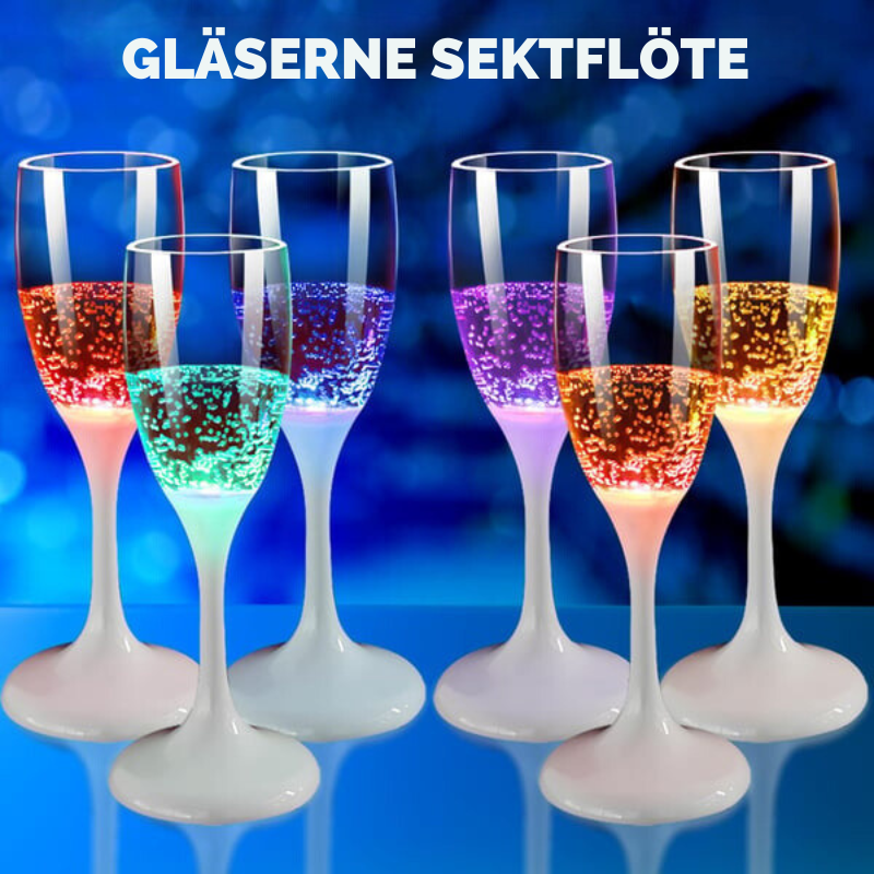 GlowVino – LED Light-Up Wine and Champagne Glasses