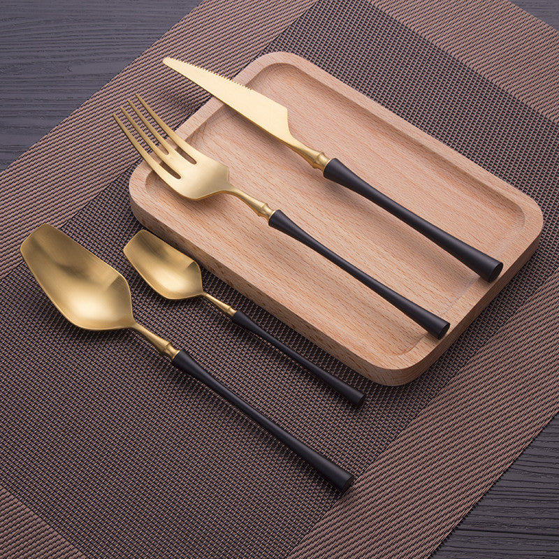 Golda | Gold Cutlery Set