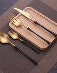 Golda | Gold Cutlery Set